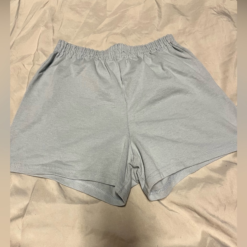 3/$15 Soffe light blue gym shorts